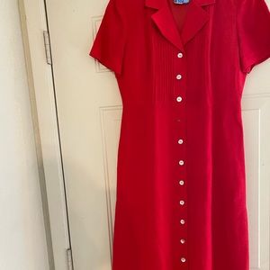 Jessica Howard vintage red dress